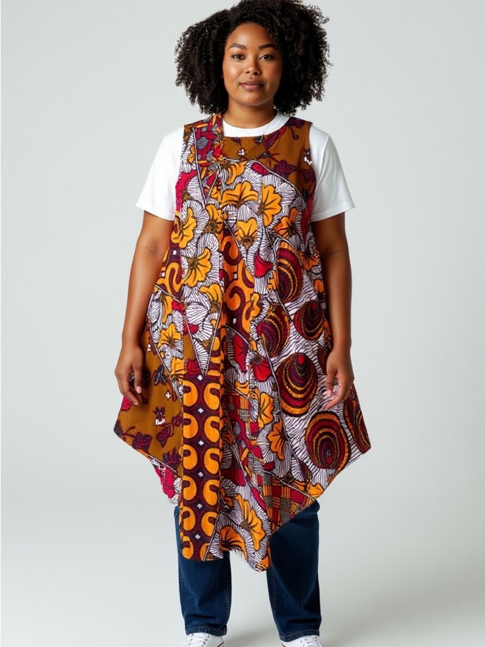 NWOT! Ankara Tank Dress